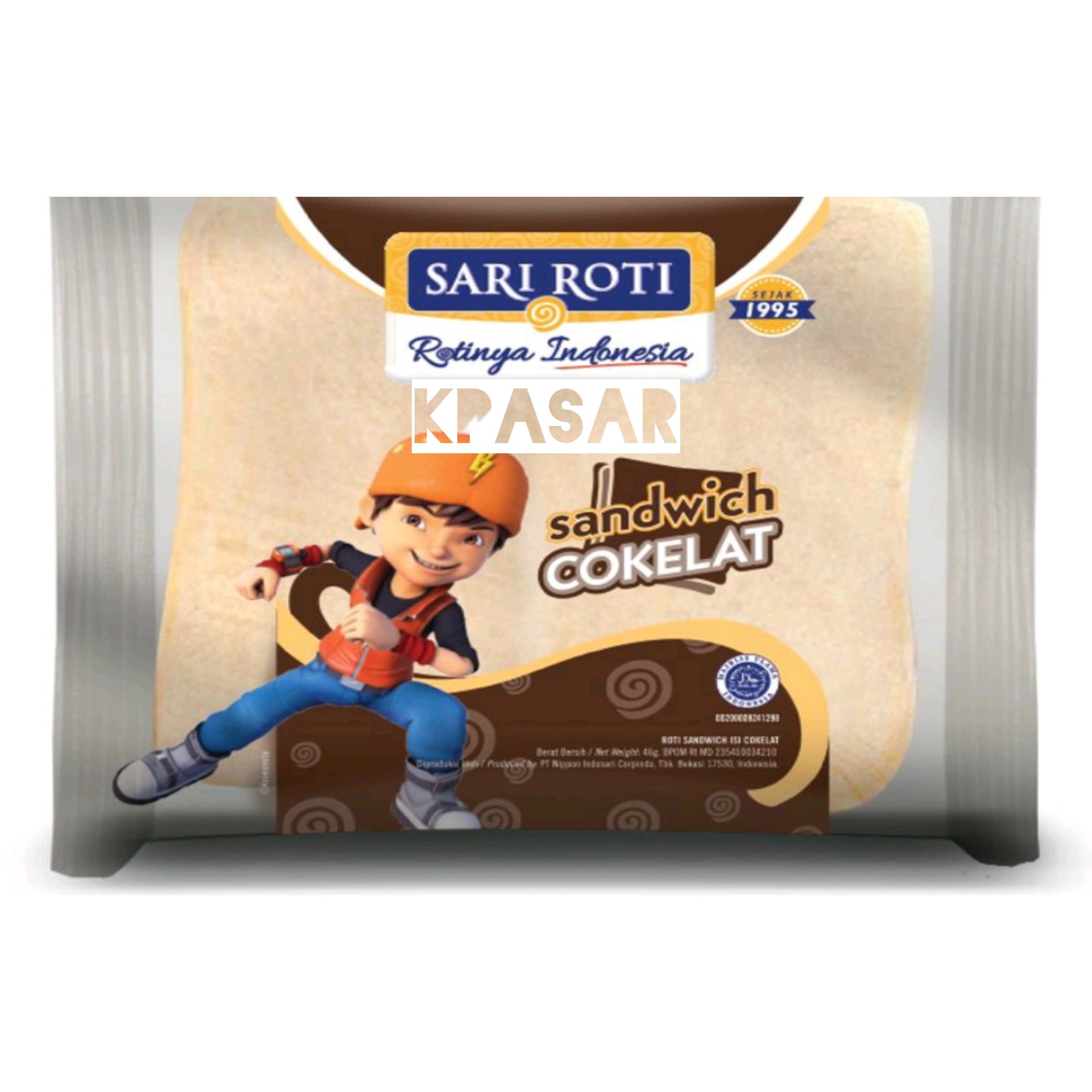 SARI ROTI SANDWICH RASA COKLAT | Kpasar