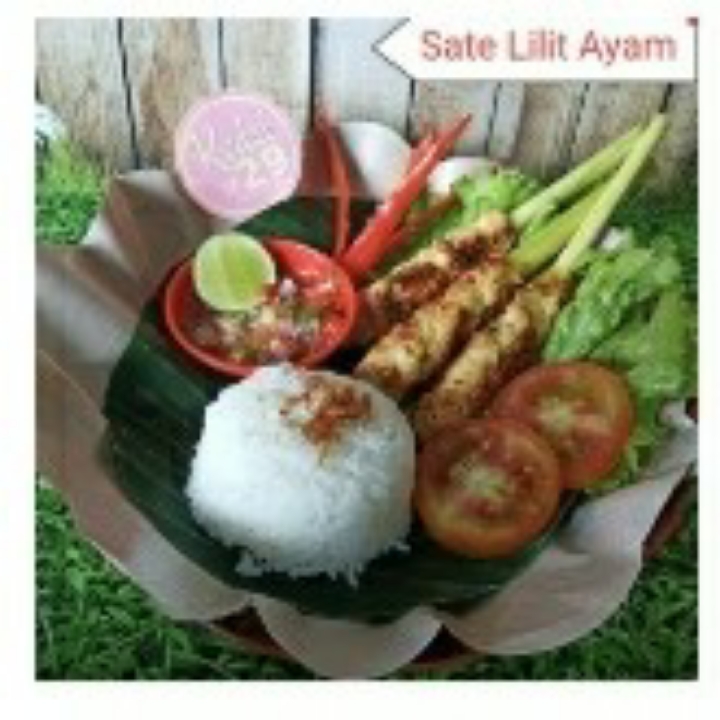 SATE LILIT AYAM NASI UDUK