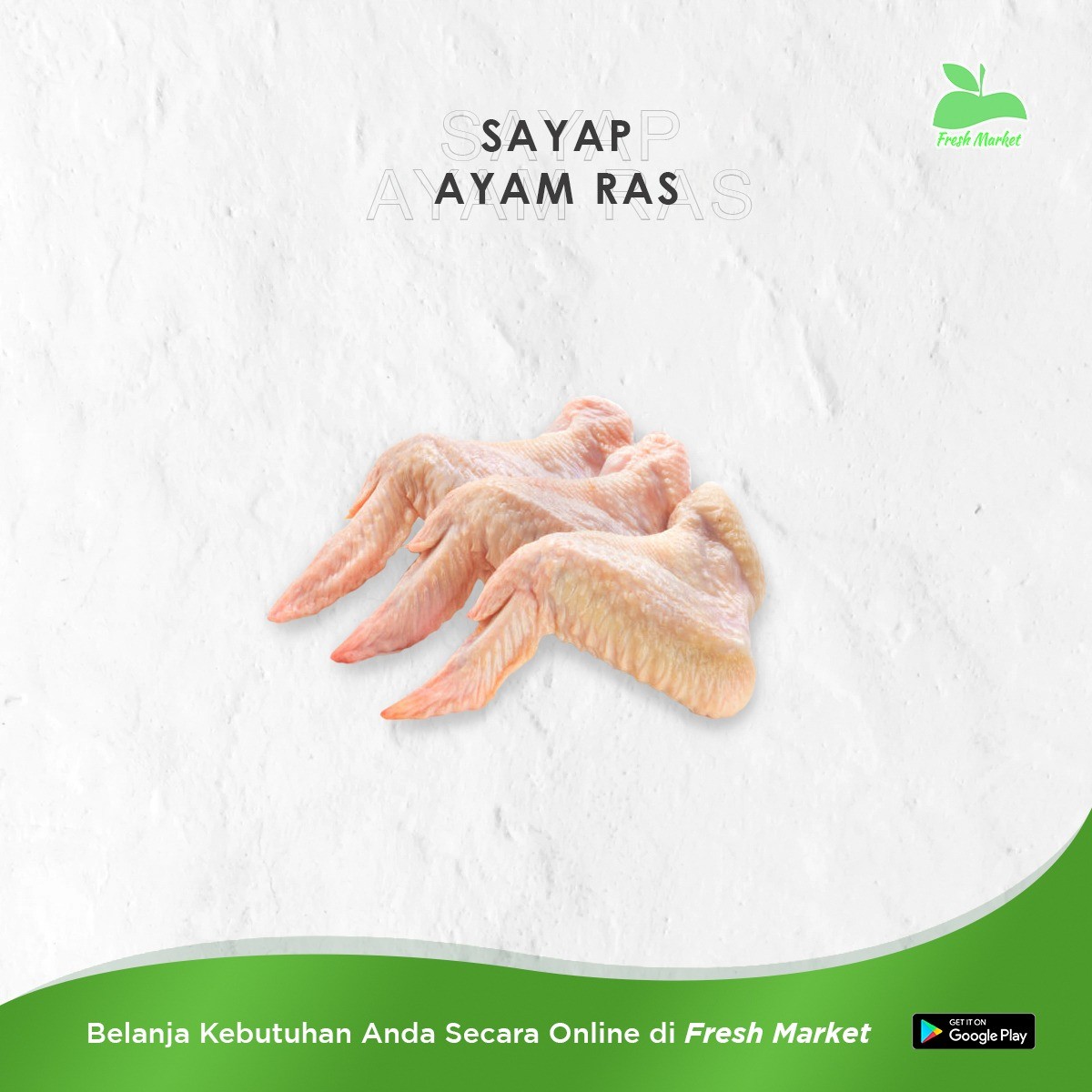 SAYAP AYAM RAS 500 GRAM