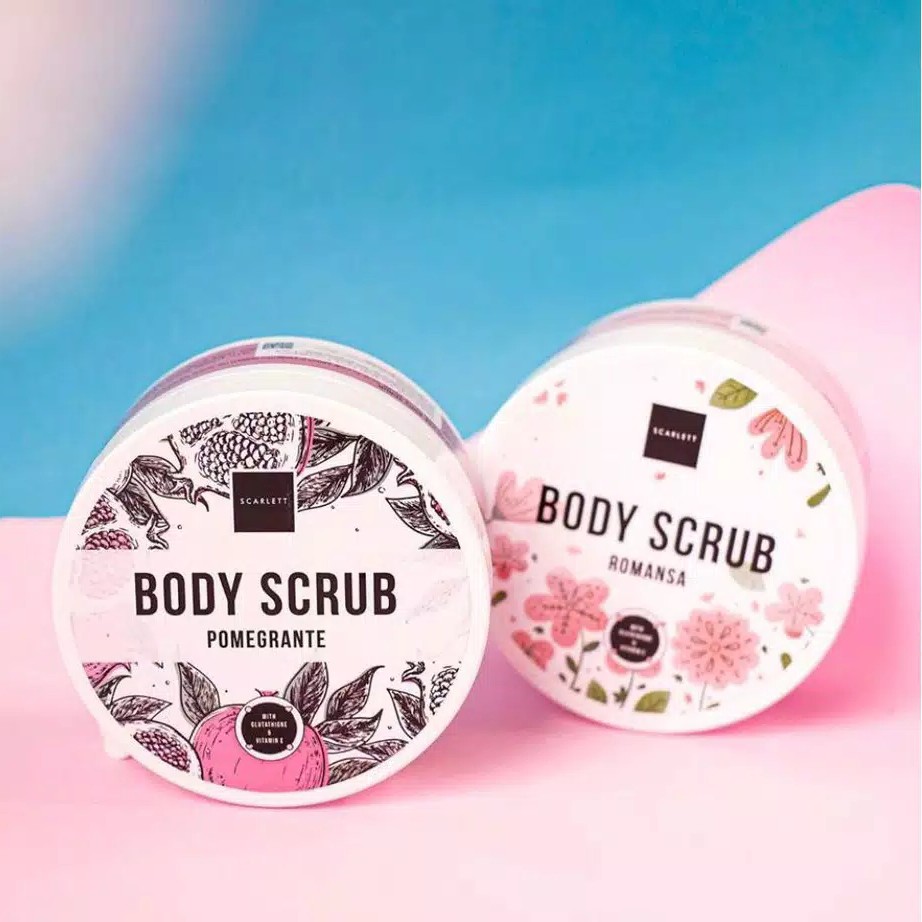 SCARLET Whitening Body Scrub Scarlett By Felicya Angelista