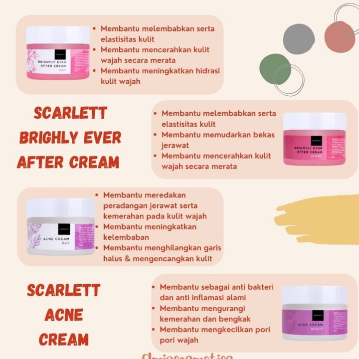 SCARLETT WHITENING ACNE NIGHT CREAM