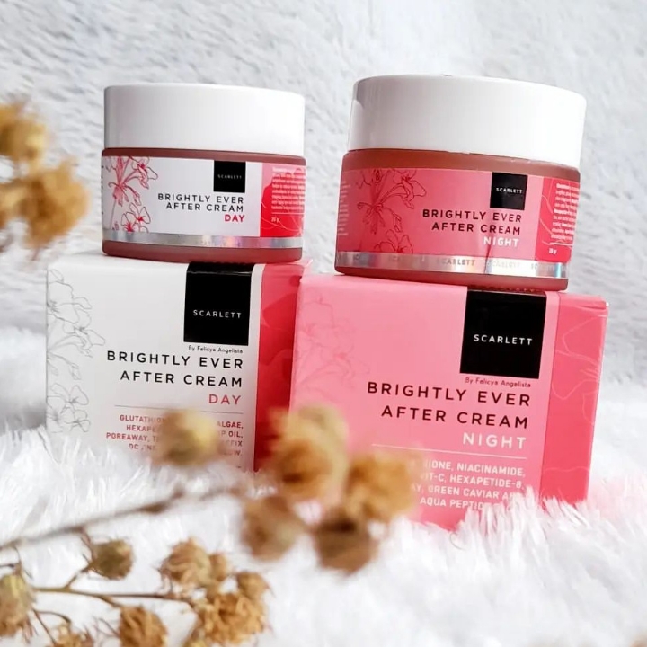 SCARLETT WHITENING BRIGHTLY NIGHT CREAM 