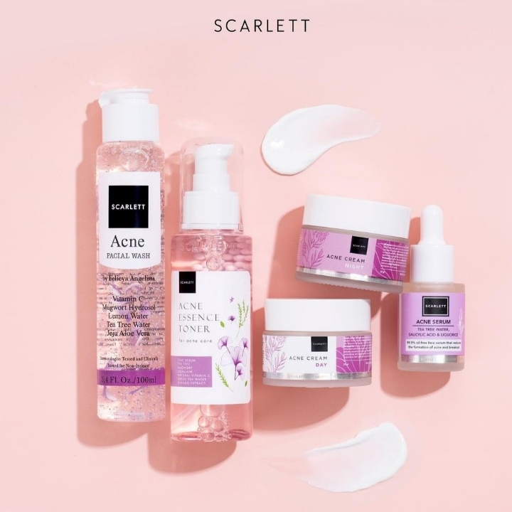 SCARLETT WHITENING PAKET SERIES ACNE 