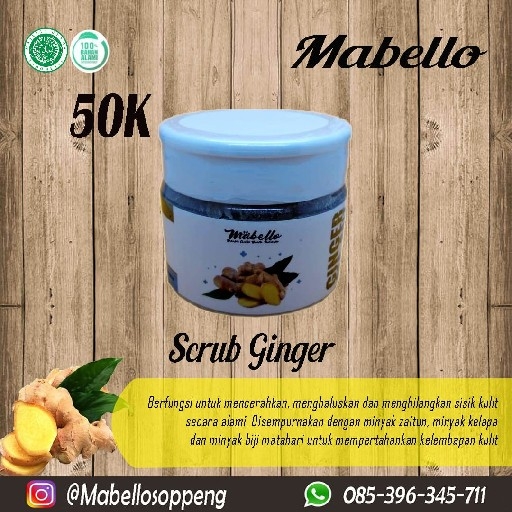 SCRUB GINGER MABELLO