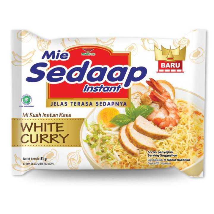 SEDAP WHITE CURRY 87G