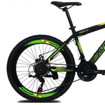 SEPEDA AVIATOR TIPE MTB 26 AT 2689  XT HI-TEN STEEL  24 SPEED MERK A 3