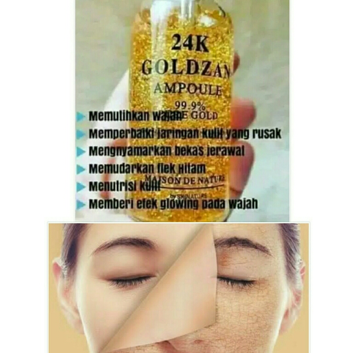 SERUM WHITENING 24k GOLDZAN AMPOULE