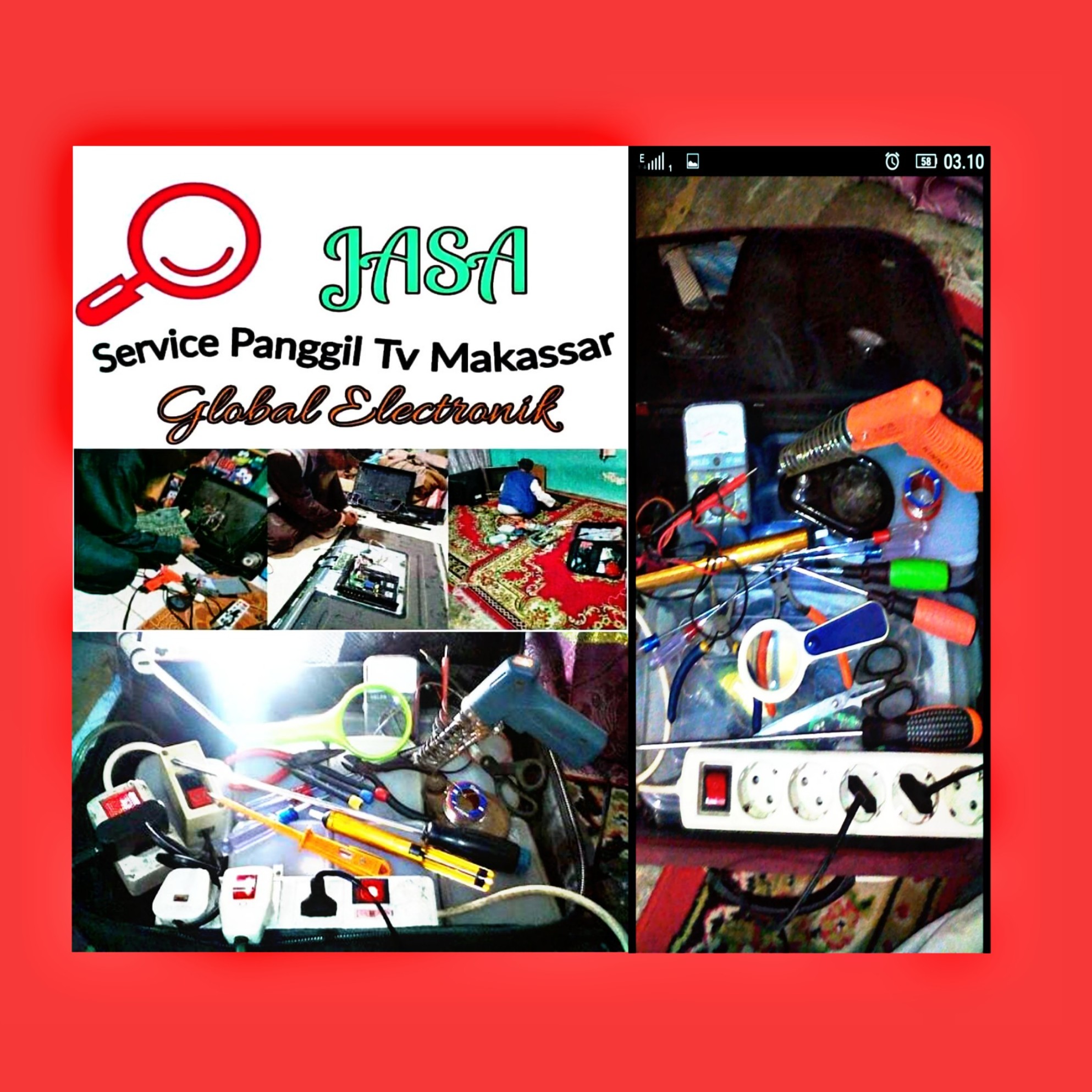 SERVIS PANGGIL TV MAKASSAR