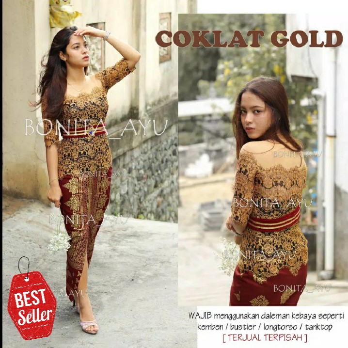 SET NAGITA MODERNSET ROK ETNIK DAN KEBAYA BALI SABRINA