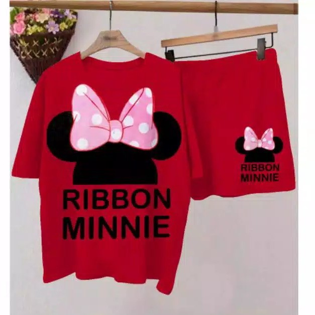 SET SETELAN RIBBON MINNIE 3