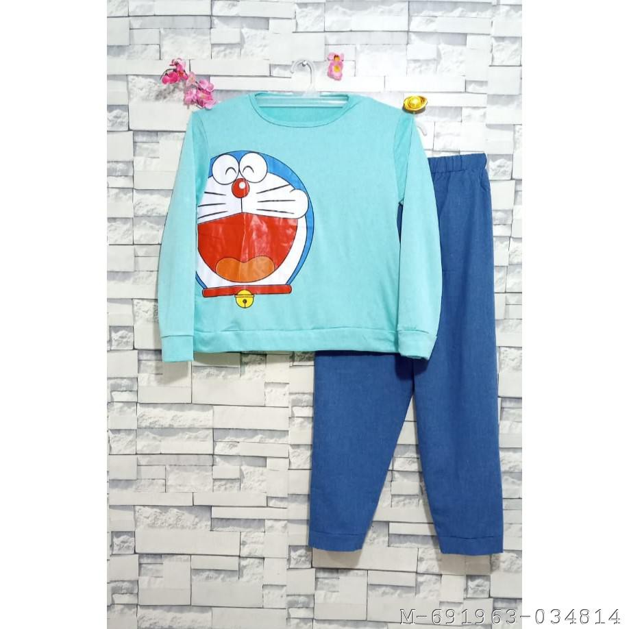 SETELAN DORAEMON BAJU ANAK