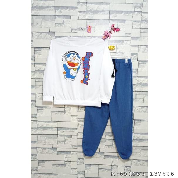 SETELAN DORAEMON BAJU ANAK 5