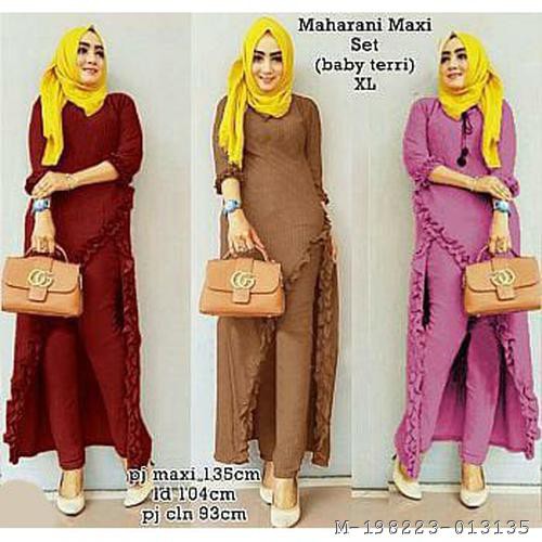 SETELAN MAXI MAHARANI MUSLIMAH 2