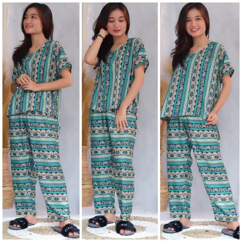 SETELAN PANJANG BALI MOTIF ETNIKDASTER BALI 4