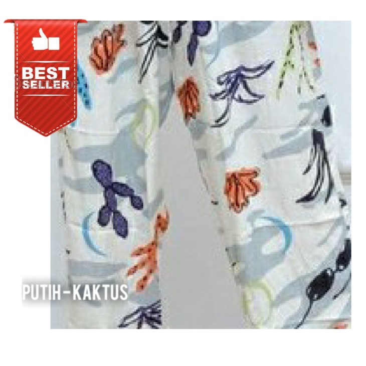 SETELAN PANJANG BALI MOTIF KAKTUSDASTER BALIBABYDOLL BALI 5