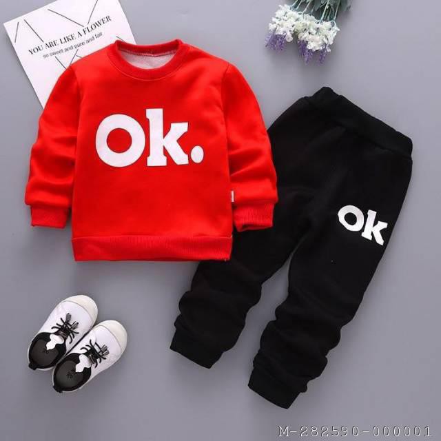 SETELAN SWEATER ANAK MOTIF OK 3