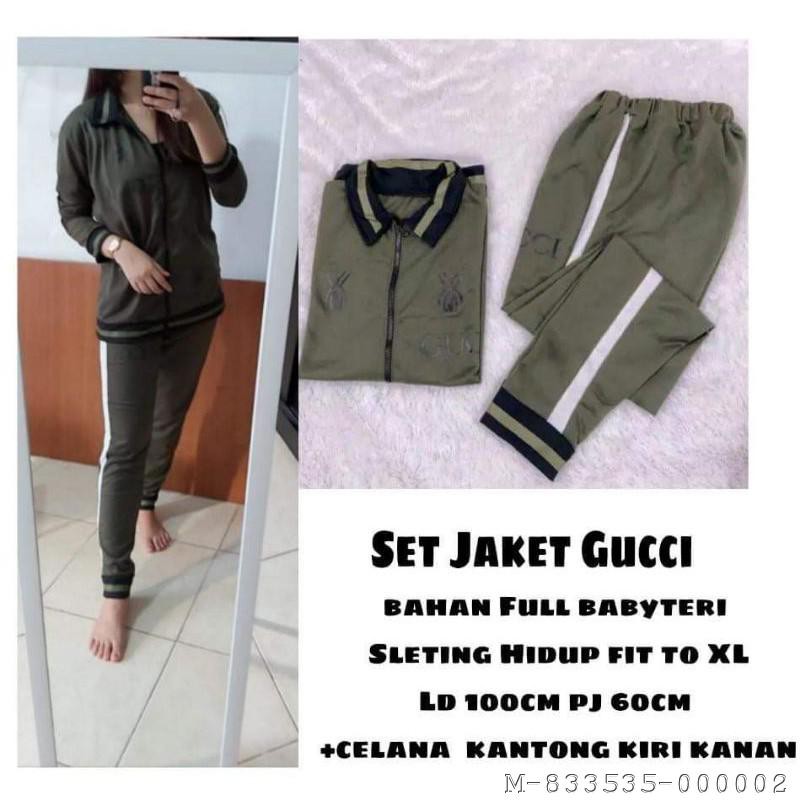 SETELAN WANITA JAKET QUCICI 2