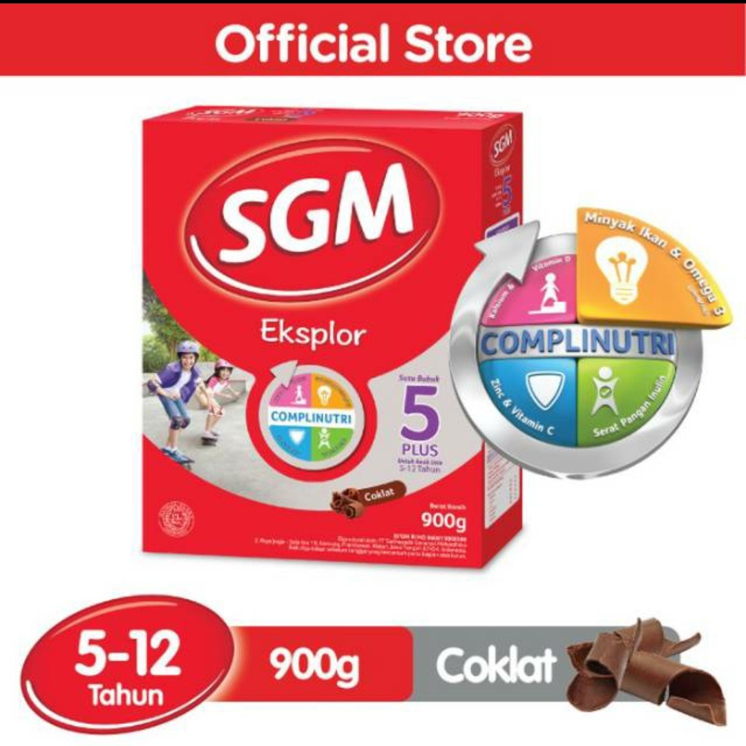 SGM 5 PLUS COKLAT 900 GR