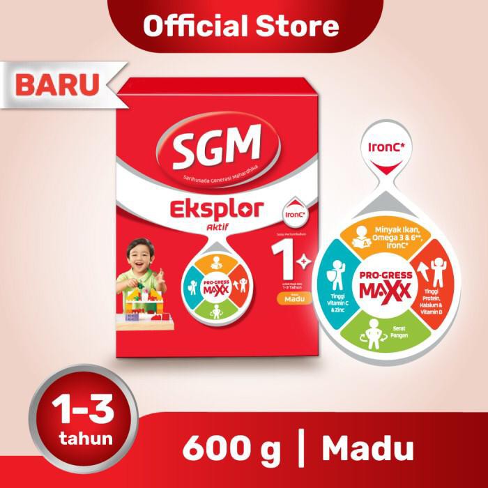 SGM Eksplor 1-3 Tahun Madu 600g