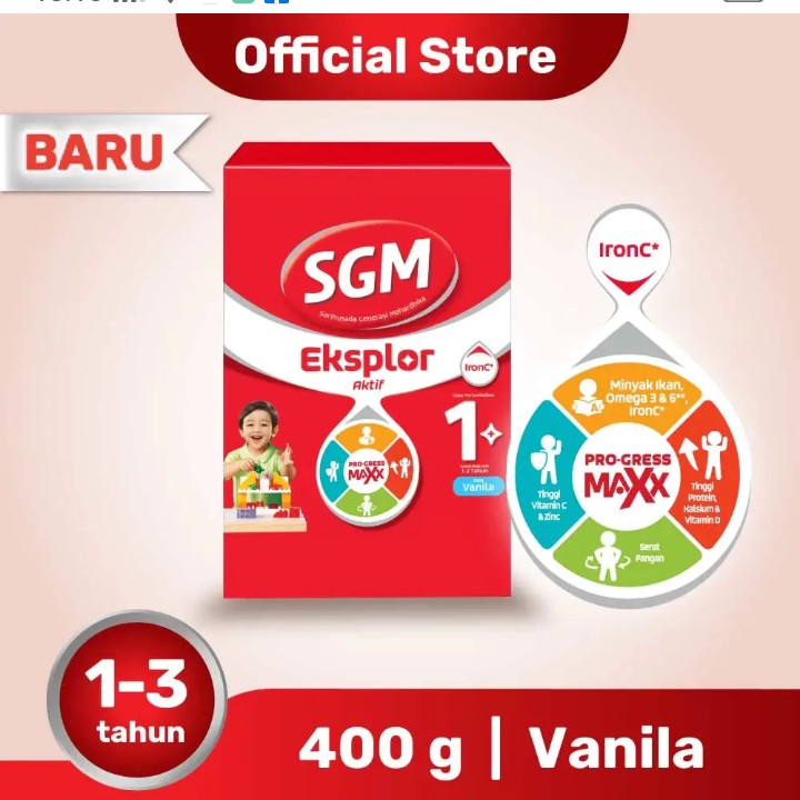 SGM Eksplor Vanila 400g