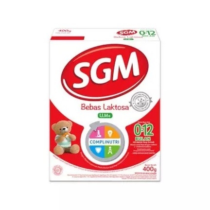 SGM LLM Bebas Laktosa Usia 0-12 Bulan 400 g - susubayi