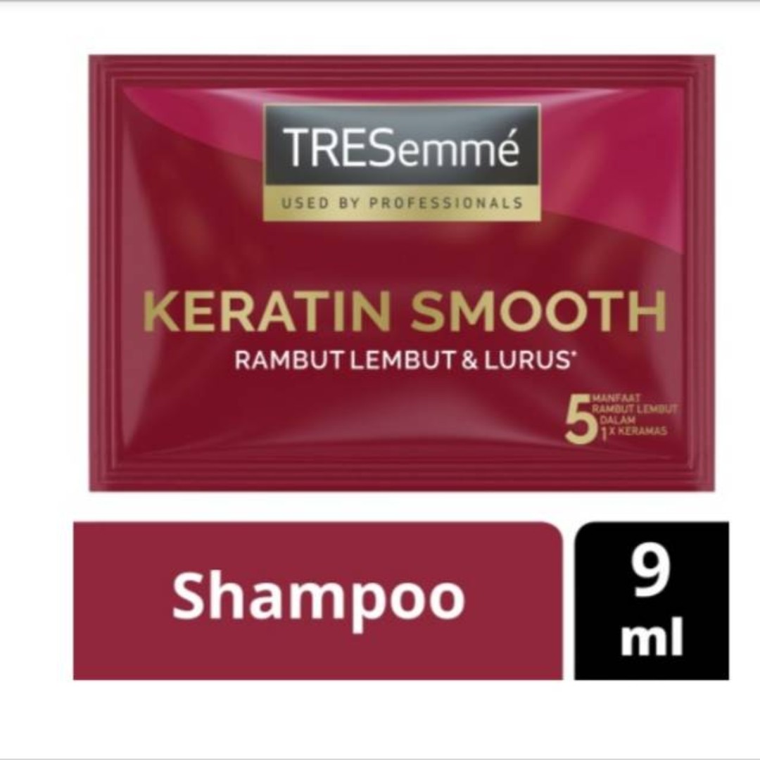 SHAMPO TRESEMME KERATIN SMOOTH 9ML