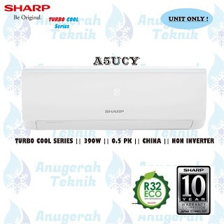 SHARP AC Split 12 PK A5UCY Non Inverter Turbo Cool Series