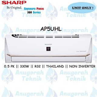 SHARP AC Split 12 PK AP5UHL Non Inverter Sayonara Panas