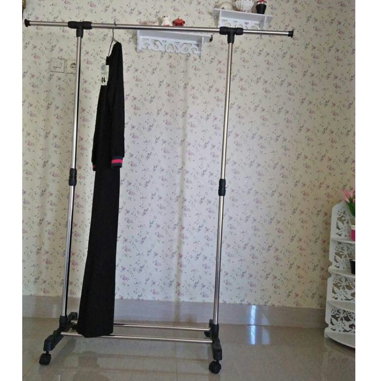 SINGLE POLE-STAND HANGER RAK GANTUNG SERBAGUNA 2