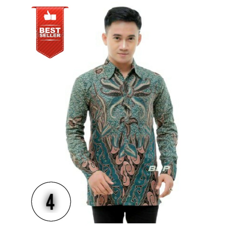 SIZE M L XL XXL  BSWART Batik HRB026 Kenongo Hem PAnjang Pekalongan 4