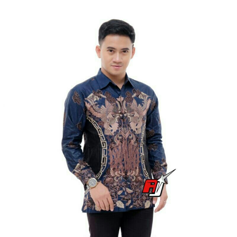 SIZE M L XL XXL XXXL BSWART Batik HRB026 Kenongo Hem Pendek