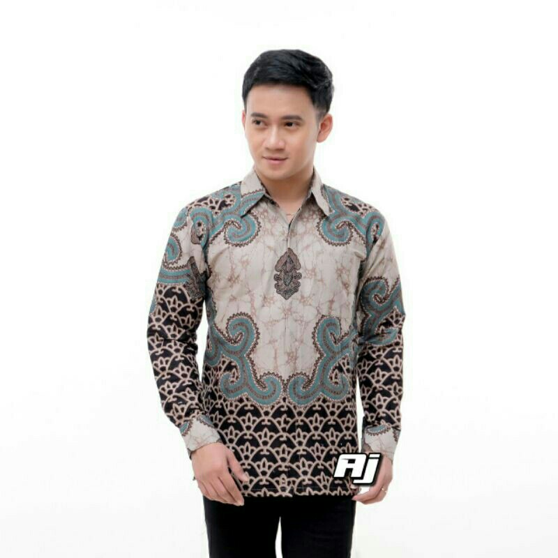 SIZE M L XL XXL XXXL BSWART Batik HRB026 Kenongo Hem Pendek