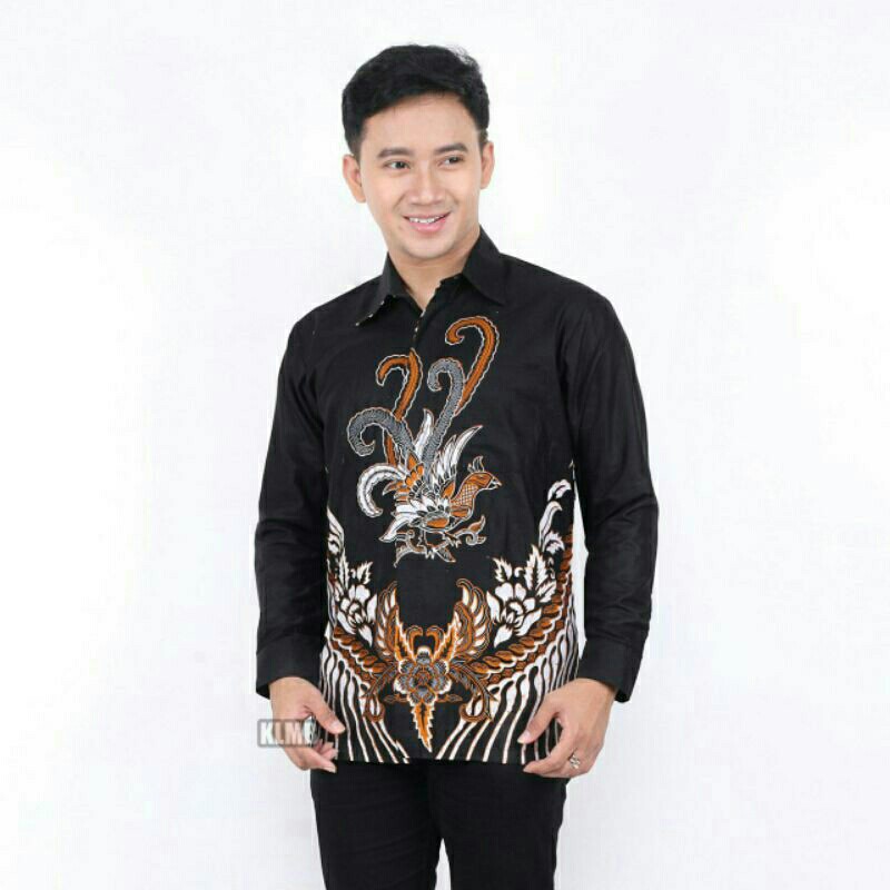 SIZE M L XL XXL XXXL BSWART Batik HRB026 Kenongo Hem Pendek 2