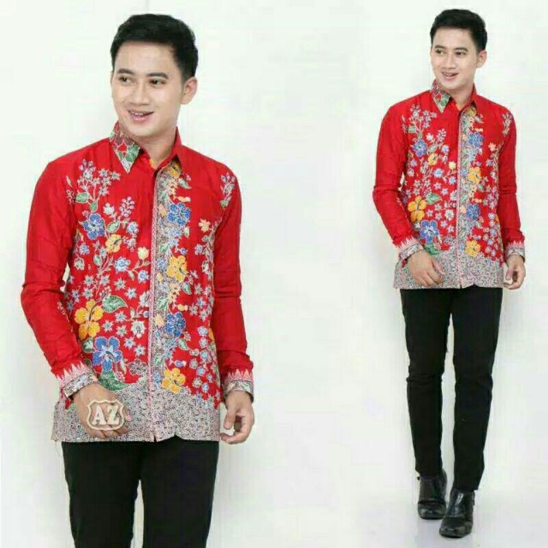 SIZE M L XL XXL XXXL BSWART Batik HRB026 Kenongo Hem Pendek 3