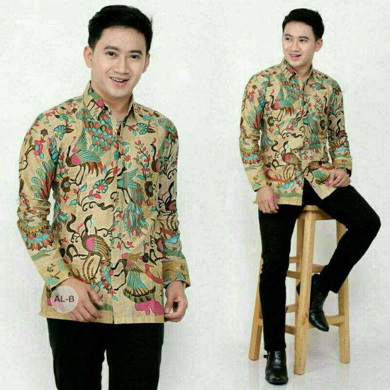 SIZE M L XL XXL XXXL BSWART Batik HRB026 Kenongo Hem Pendek 5