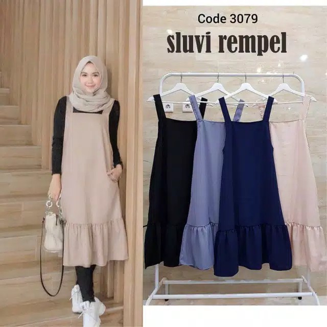 SLUVI POLOS REMPEL BAWAH  OVERALL PENDEK WOLFIS PREMIUM