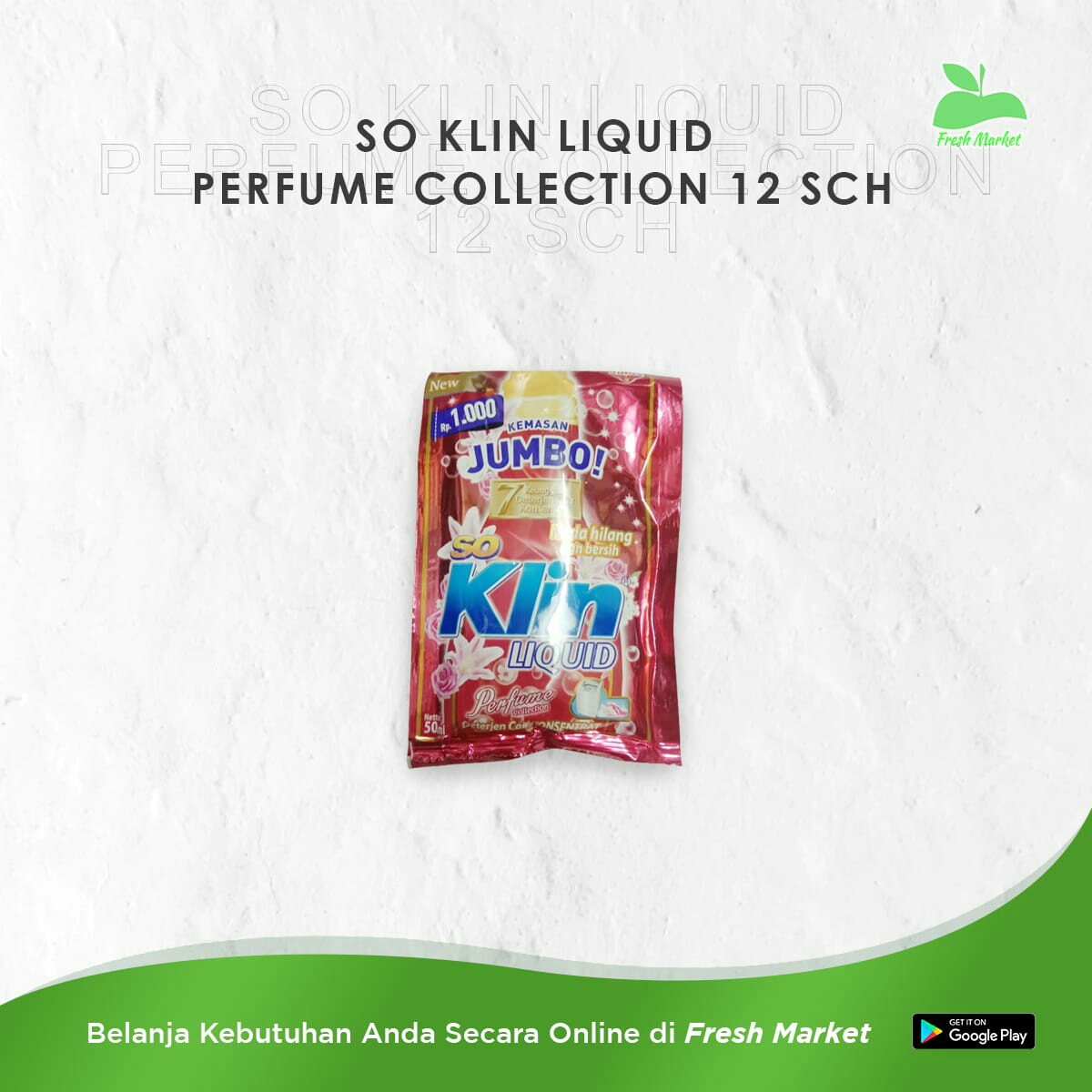 SO KLIN LIQUID PARFUM COLLECTION 12 SACHET