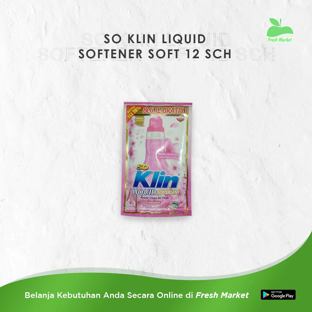 SO KLIN LIQUID SOFTENER SOFT 12 SACHET