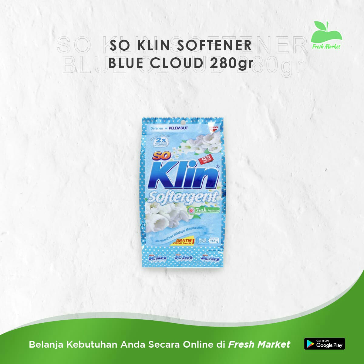 SO KLIN SOFTENER BLUE CLOUD 280 GRAM