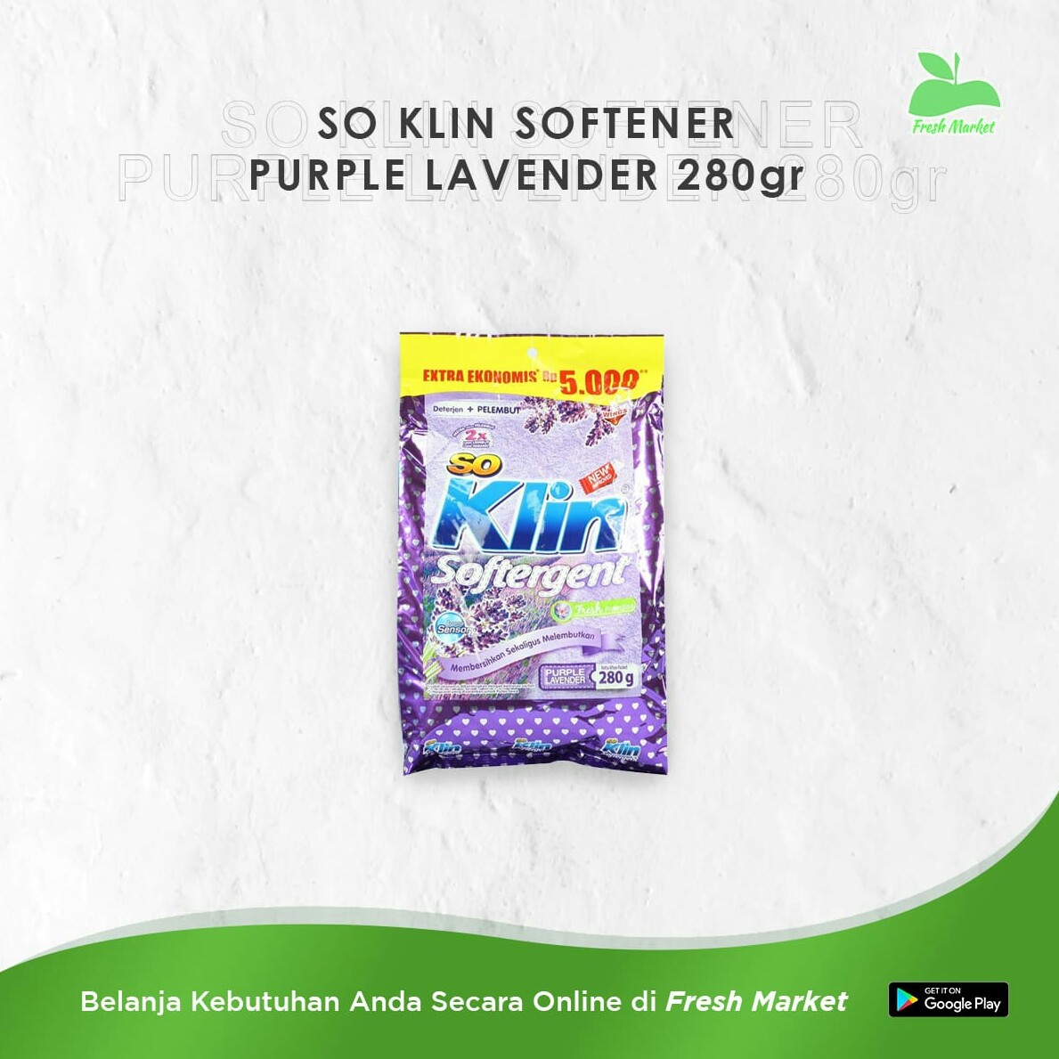 SO KLIN SOFTENER PURPLE LAVENDER 280 GRAM