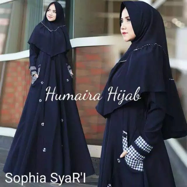 SOPHIA SYARI - GAMIS SYARI 2 IN 1 BEST SELLER FREE HIJAB 2