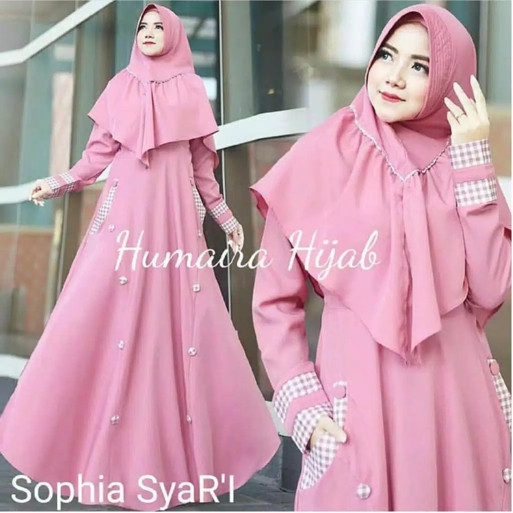 SOPHIA SYARI - GAMIS SYARI 2 IN 1 BEST SELLER FREE HIJAB 4