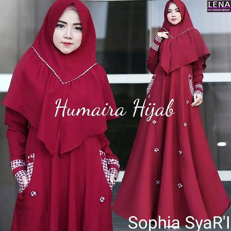 SOPHIA SYARI - GAMIS SYARI 2 IN 1 BEST SELLER FREE HIJAB 5