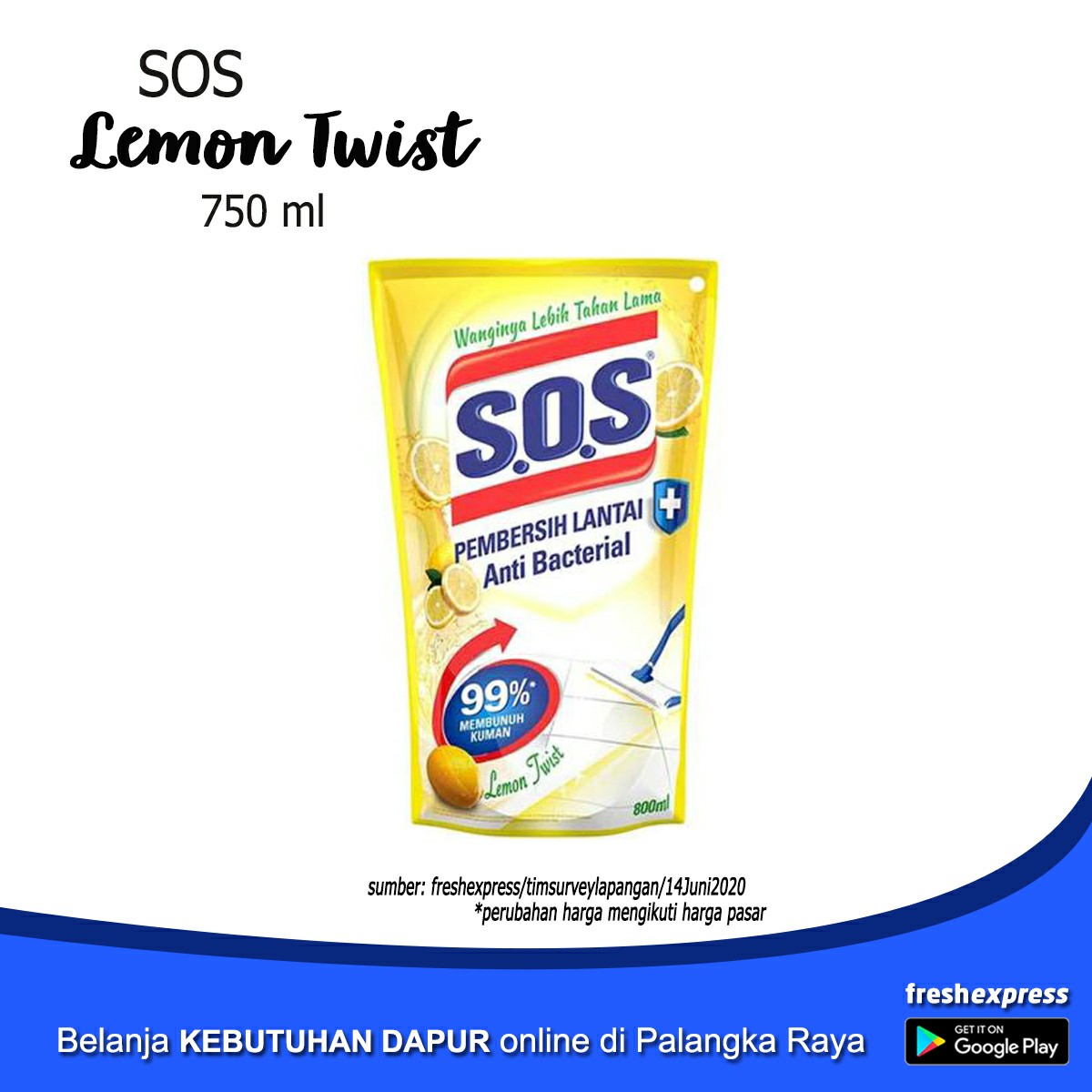 SOS Lemon Twist 750 Ml