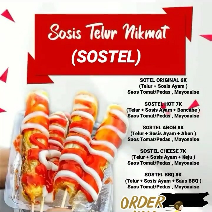 SOSTEL Sosis Telur BBQ