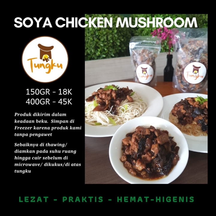 SOYA CHICKEN MUSHROOM