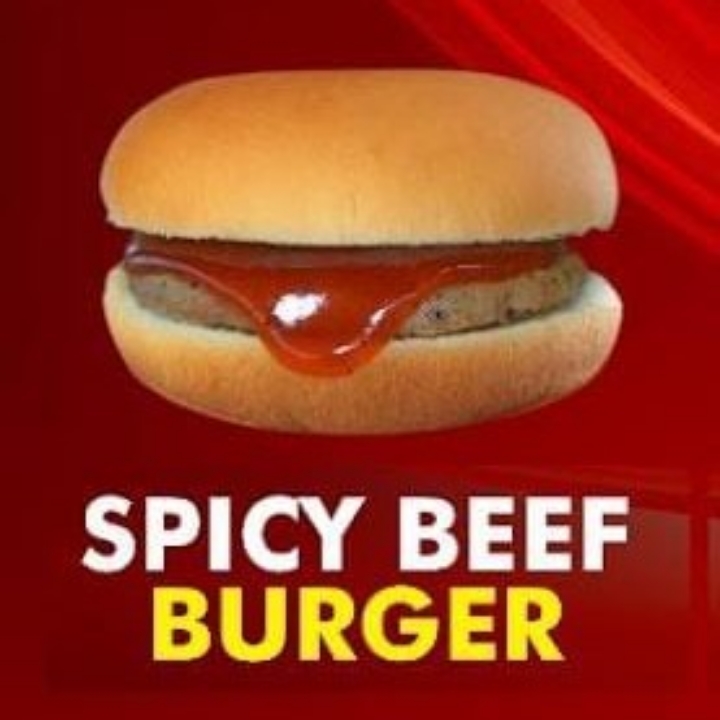 SPICY BEEF BURGER