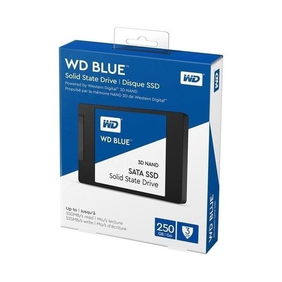 SSD WD Blue 250GB 3D NAND Sata III 3