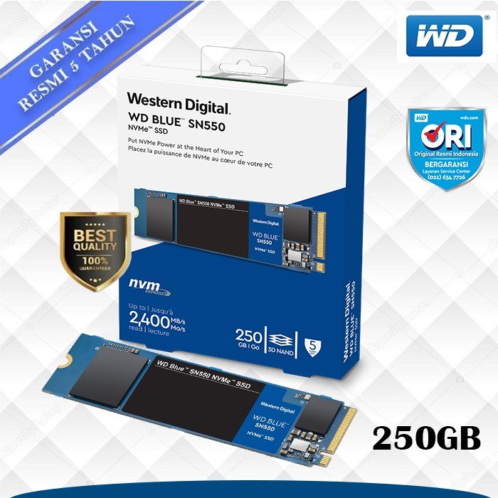 SSD WD Blue 250GB NVMe