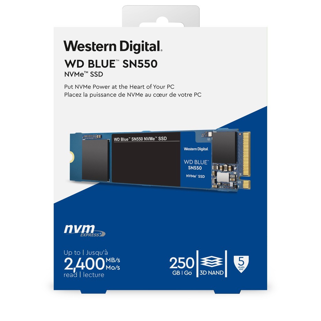 SSD WD Blue 250GB NVMe 4